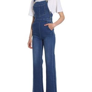 FRAME Denim Palazzo Jumpsuit; size medium